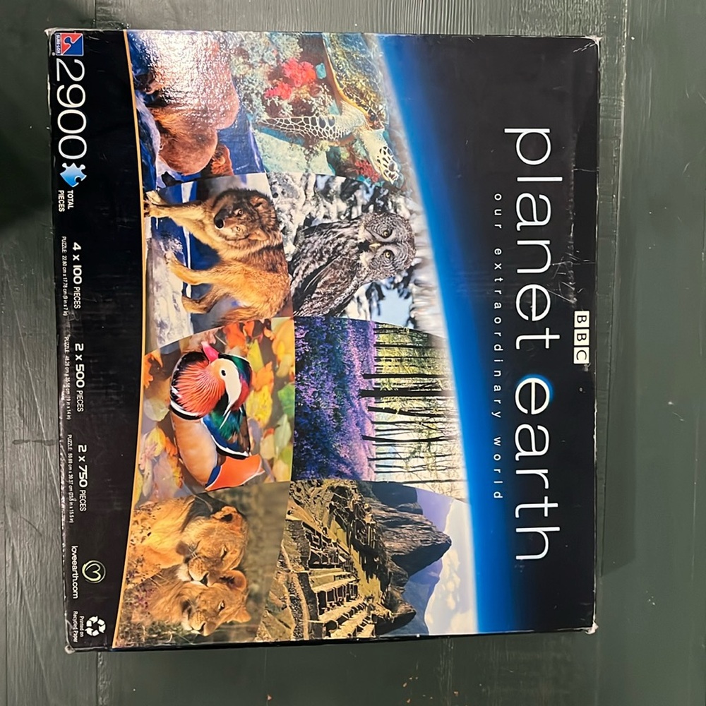 Planet Earth Our Extraordinary Planet 8 Deluxe Jigsaw Puzzles COMPLETE